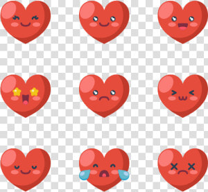 Heart Emoticons   Clipart Vector Dates  HD Png Download