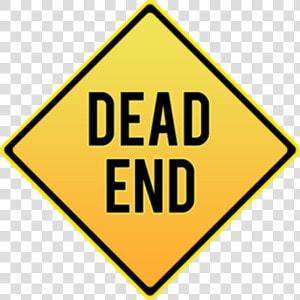 Diamond End Dead Sign Traffic Signs Clipart   Speed Hump Sign Png  Transparent Png