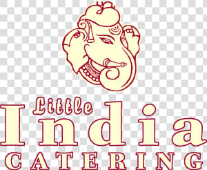 Cropped little India Catering Logo   Hindu Wedding Symbols  HD Png Download