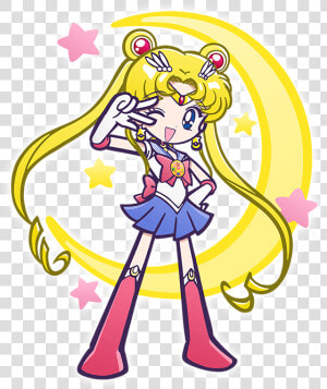 Sailor Moon Puyo Puyo  HD Png Download