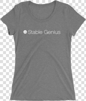 Lbte Stable Genius Charcoal Shirt Mockup Flat Front  HD Png Download