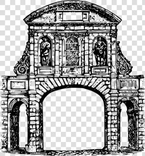 Building middle Ages ancient Roman Architecture   Roman Building Drawing Png  Transparent Png