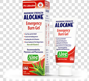 Alocane® Maximum Strength Emergency Burn Gel  HD Png Download