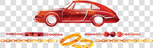 Car And Jewelry Illustration   Porsche 911 Classic  HD Png Download