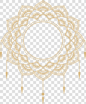 Gold Mandala Png   Gold Mandala Transparent Background  Png Download