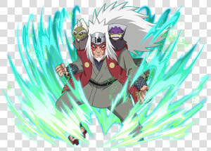 Transparent Jiraiya Png   Sage Mode Jiraiya Naruto Blazing  Png Download