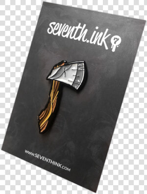 Hatchet Enamel Pin By Seventh   Graphic Design  HD Png Download