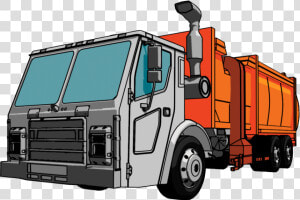 Refuse Truck   Garbage Trucks Transparent  HD Png Download