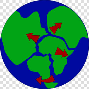 Clip Arts Related To   Breakup Of Supercontinent Pangaea Begins  HD Png Download