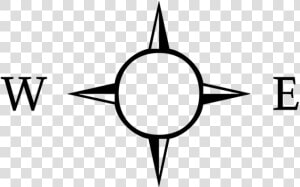 Compass Rose Clipart   Simple Compass Rose Png  Transparent Png