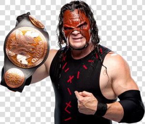 Kane Holding Tag Team Championship awl1032   Kane Tag Team Champion  HD Png Download