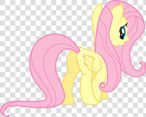 Fluttershy Walking Away   Fluttershy Plot  HD Png Download