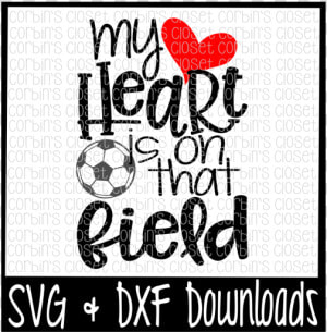 Free Soccer Mom Svg   Soccer Svg   My Heart Is On That   Heart  HD Png Download