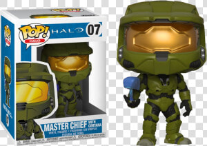 Funko Pop Master Chief With Cortana  HD Png Download