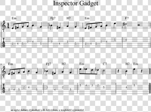 Inspector Gadget Theme Song Tabs  HD Png Download