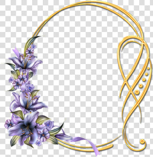 Descargar Marcos De Flores Con Lirios Color Morado   Clipart Lavender Png  Transparent Png