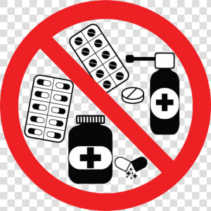 No Medication Clipart  HD Png Download