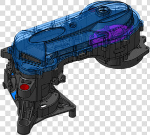 Cnc Engine Crank case Design   Water Gun  HD Png Download