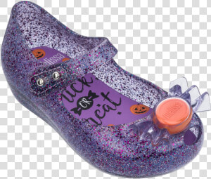 Glitter Purple   Mini Melissa Halloween Shoes  HD Png Download