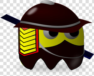 Samurai  Baddie  Pacman  Pac man  Cartoon   Pacman Pedang  HD Png Download