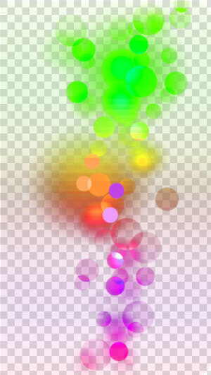  ftestickers  effect  lights  neon  bokeh  colorful   Circle  HD Png Download