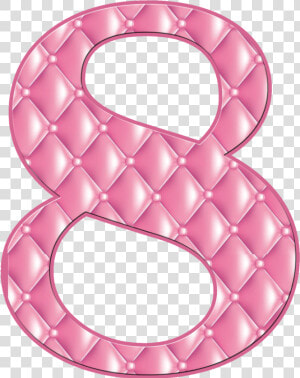 Números Capitonê Rosa   Numero 6 Rosa Png  Transparent Png