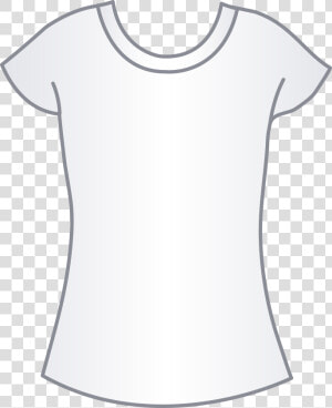 Womens White T Shirt Template   White T Shirt Template Women  HD Png Download