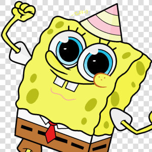 Transparent Happy Bday Png   Spongebob Happy Birthday Png  Png Download