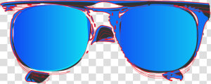 Blue Sunglasses Png   Chasma Png  Transparent Png