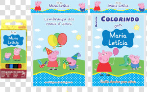 Revistinha Peppa Pig E George   Cartoon  HD Png Download