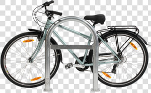 Urban Rack Staple Rack Side View   Bike Rack Side View  HD Png Download