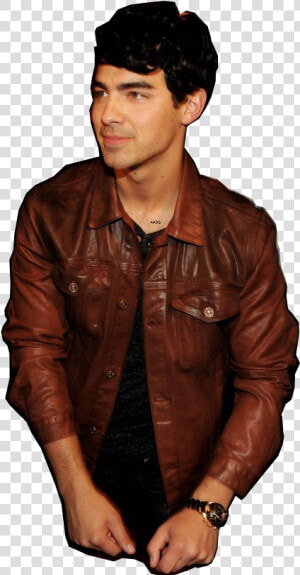 Transparent Joe Jonas Png   Leather Jacket  Png Download