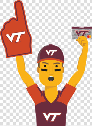 Virginia Tech Hokies  Welcome To The Fancards Family  HD Png Download