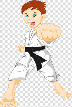 Karate Cartoon Stock Photography Stock Illustration   Karate Kid Cartoon  HD Png Download