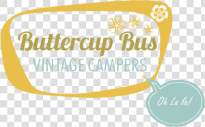 Buttercup Bus Vintage Campers Registered Trademark   Graphic Design  HD Png Download