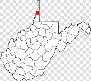 Map Of West Virginia Highlighting Ohio County   Roane County Wv  HD Png Download