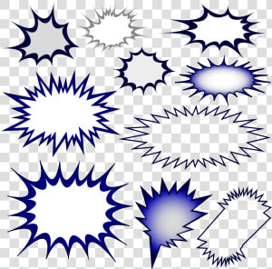 Comics Cartoon Comic Exploded Material Transprent Png   Spiky Cloud Cartoon  Transparent Png