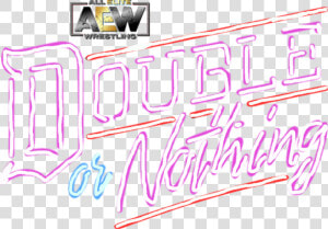 Aew Double Or Nothing Logo Png  Transparent Png