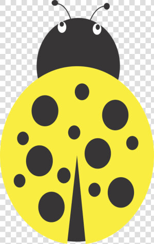 Lady  Bug  Yellow  Insect  Dots  Ai  Illustrator   Yellow Ladybug Clip Art  HD Png Download