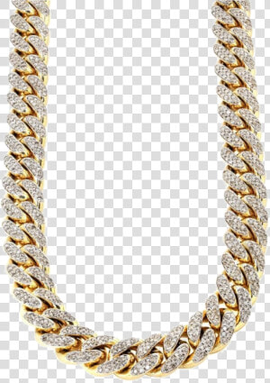 Chain Png Background   Iced Out Diamond Chain  Transparent Png