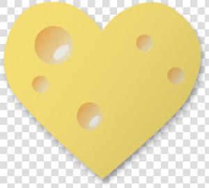 Swiss Cheese Heart   Cheese Heart No Background  HD Png Download