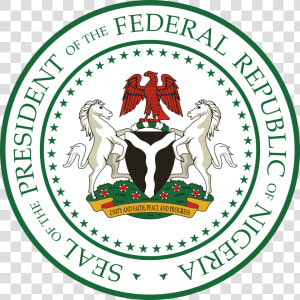 President Seal Png   Presidency Nigeria  Transparent Png