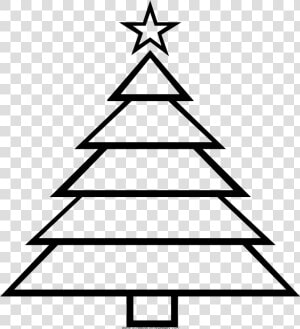 Dibujo De Árbol De Navidad Para Colorear Ultra Coloring   English Christmas Crafts  HD Png Download