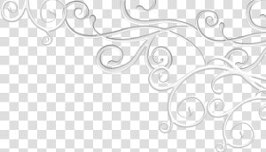  cuorelucymy  lucymy  mialu  corner  white  swirl  frame   Motif  HD Png Download