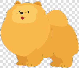 Dog Clipart Pomeranian Puppy Labrador Retriever   Fat Dog Cartoon Png  Transparent Png