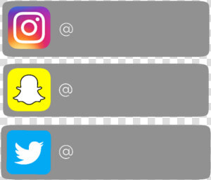  acc  acount  instagram  snapchat  twitter  ig  sc   Instagram Twitter Snapchat Logo  HD Png Download