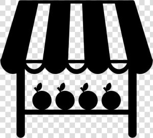 Farmers Market Clipart Black And White  HD Png Download