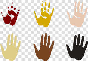 Handprint Clipart 5 Hand   Hand Clip Art  HD Png Download