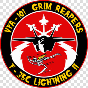 101 Squadron Grim Reapers  HD Png Download