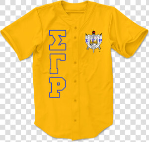 Sigma Gamma Rho Embroidered Greek Baseball Jersey   Best T Shirt Logo  HD Png Download